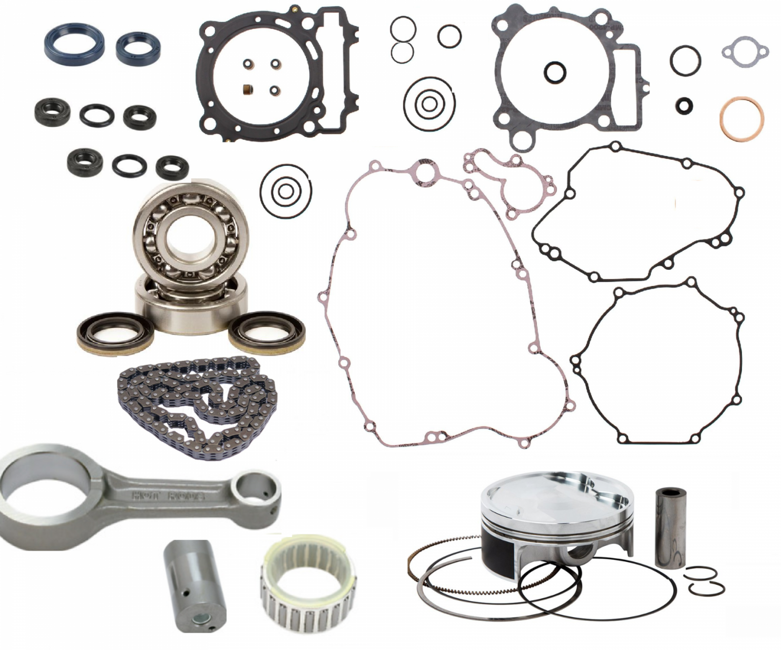 Kawasaki KX450F 09-12 Complete Engine Rebuild Kit (95.96MM Piston)