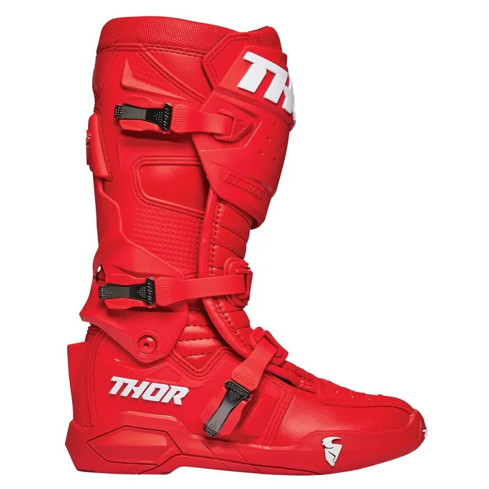 Red shop motocross boots