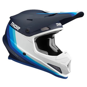 THOR MX Sector Runner MIPS Helmet Navy/White 2XL