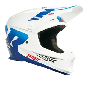 THOR MX HELMET SECTOR 2 CARV WH/BL XL