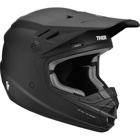 Thor MX Sector Matte Black Youth Helmet Size M
