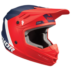 THOR MX HELMET SECTOR CHEV RED NAVY YOUTH SML