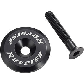 Stem Cap with screw Black