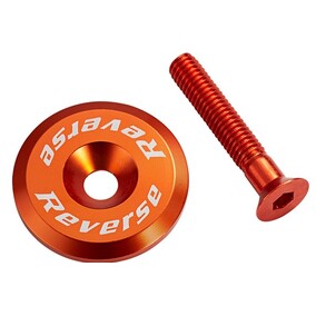 Stem Cap with screw Orange