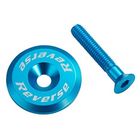 Stem Cap with screw Light Blue