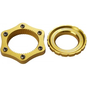 Center Lock Adapter Gold