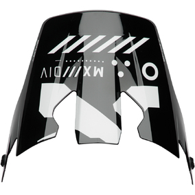 THOR MX REFLEX SPORT COMPOSITE STRIKE HELMET VISOR BLACK/RED