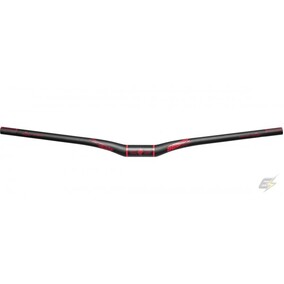 Handlebar Seismic 810mm / 35mm / 25mm Matt Black Red