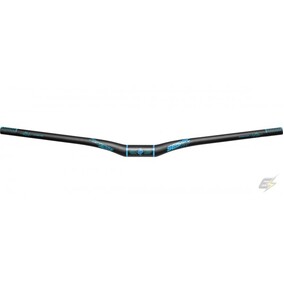 Handlebar Seismic 810mm / 35mm / 25mm Matt Black Lt Blue