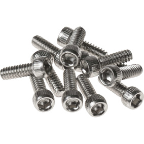 REVERSE 12x Steel Pedal Pins US Size, Large 13mm for Escape Pro + Black ONE + Base (Silver)