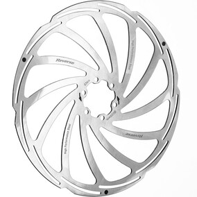 Brake Disc Rotor 220mm Steel Silver