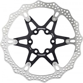 Brake Disc Rotor AL/Steel 160mm Black