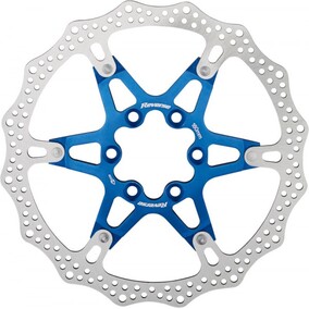 Brake Disc Rotor AL/Steel 160mm Blue