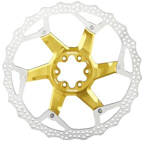 Brake Disc Rotor AL/Steel 203mm Gold