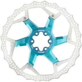 Brake Disc Rotor AL/Steel 203mm Lt Blue