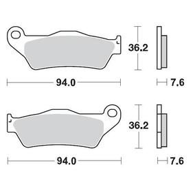 BRAKE PADS FRONT MOTO MASTER RACING GP FOR GASGAS HUSABERG HUSQVARNA KTM SHERCO YAMAHA