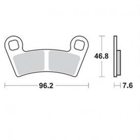 Moto Master Polaris Brake Pads