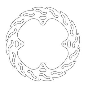 Moto-Master Honda CR/CRF Flame Series Rear Brake Disc