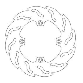 Moto-Master Yamaha YZ65 18-23 YZ80 93-01 YZ85 02-23 Flame Series Rear Brake Disc