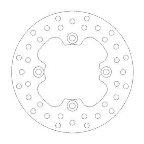 Moto-Master Round Front / Rear CAN-AM Outlander Brake Disc