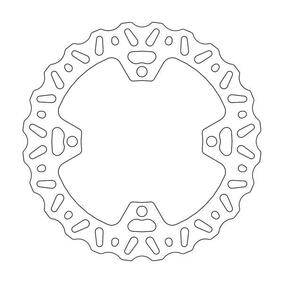 Moto-Master Suzuki RMZ250 07-23 RMZ450 05-23 RMX450 10-19 Nitro Rear Brake Disc