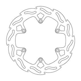 Moto-Master KTM / Husaberg / Husqvarna Factory 4.4mm Flame Series Rear Brake Disc