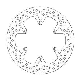 Moto-Master BMW F 650 G 650 Husqvarna TR650 Halo Rear Brake Disc