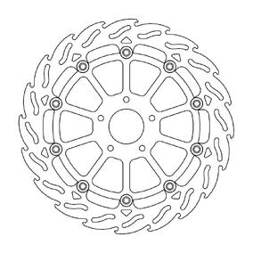 Moto-Master Husqvarna Svartpilen / Vitpilen KTM 690-890 Duke Flame Front Brake Disc