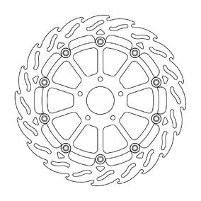 Moto-Master Husqvarna Svartpilen / Vitpilen KTM 690-890 Duke Flame Front Brake Disc