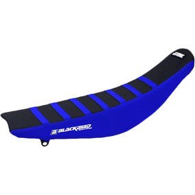 Yamaha YZ450F 10-13 Zebra Blue/Black Seat Cover - Blackbird Racing