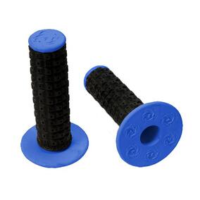 Torc 1 Enduro Dual Compound Black / Blue Grips (Includes Glue)