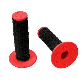 Torc 1 Enduro Dual Compound Black / Red Grips (Includes Glue)