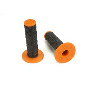 Torc 1 Enduro Dual Compound Black / Orange Grips (Includes Glue)