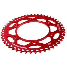 MX Pro Honda CR/CRF/XR Beta RR-X Trainer Red Alloy T10 Race Series Rear Sprocket