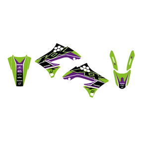 Kawasaki KX450F 09-11 Dream 5 Graphics Kit - Blackbird Racing