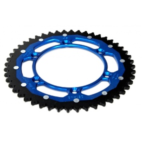 MX Pro Yamaha Blue Steel/Alloy Dual Drive Rear Sprocket