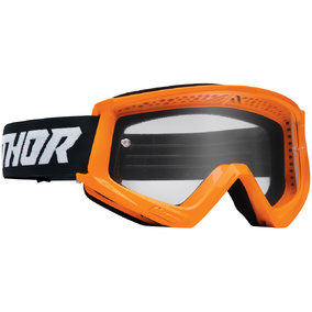 THOR MX S22 Combat Racer Flo Goggles Orange/Black
