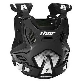 THOR Sentinel GP Armour Adult Black/White [Size: XL]