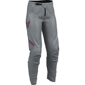 THOR MX WOMENS RIDEMODE MENACE PANTS PUR/GRAY 