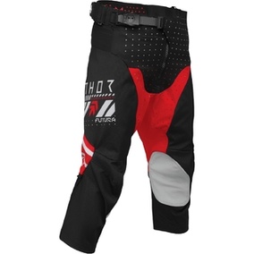 THOR MX YOUTH LAUNCHMODE FUTURA PANTS BLACK/RED