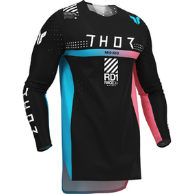 THOR MX SPORTMODE SYNTH JERSEY BLACK
