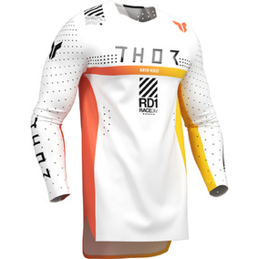 THOR MX SPORTMODE SYNTH JERSEY WHITE 