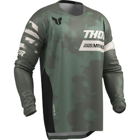 THOR MX LAUNCHMODE BLEACH JERSEY BLACK/CAMO 