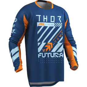 THOR MX LAUNCHMODE FUTURA JERSEY NAVY/ORANGE 