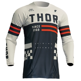THOR MX JERSEY PULSE YOUTH COMBAT MIDNIGHT/WHITE XS