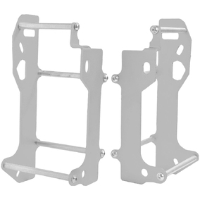 Crosspro Kawasaki KX250F 17-20 Silver Radiator Brace