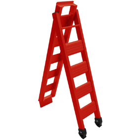CrossPro Aluminium Red Folding Motorcycle Ramp