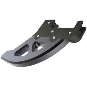 Crosspro Gas Gas KTM Husaberg Husky Sherco Rear Disc Guard Black