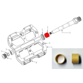 DU Bushing for Escape Pedal 