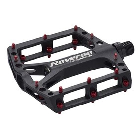 Bike Pedals Black ONE Black/Red